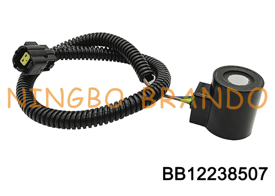 Kumparan Solenoid Hidrolik Bagian Excavator 12VDC 12W DH55-5 DH55-7 DH60-5 DH60-7