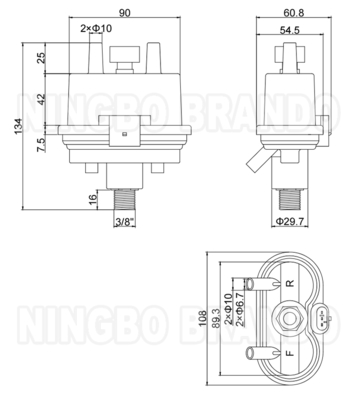 Pulsator BouMatic Tipe HiFlo Evolution 8583219 Untuk Mesin Susu 24VDC