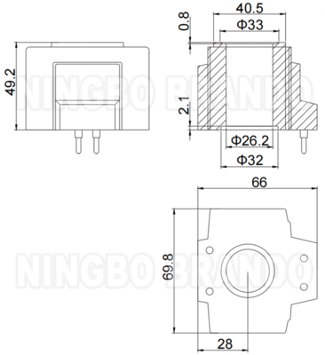 Kumparan Solenoid Untuk Katup Solenoid Hidrolik Seri Yuken DSG-03 AC110V AC220V