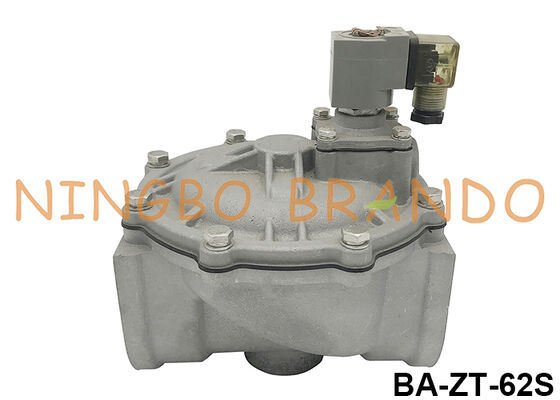 2-1/2 '' Straight Through Pulse Jet Valve untuk pengumpul debu 24VDC 110VAC 220VAC