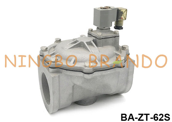 2-1/2 '' Straight Through Pulse Jet Valve untuk pengumpul debu 24VDC 110VAC 220VAC