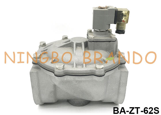 2-1/2 '' Straight Through Pulse Jet Valve untuk pengumpul debu 24VDC 110VAC 220VAC