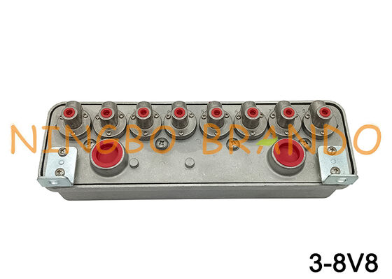 Rumah Katup Pilot Solenoid Tipe Goyen 3-8V8 3-8V8000-336 3-8V8000-330 12V 24V 110V 220V