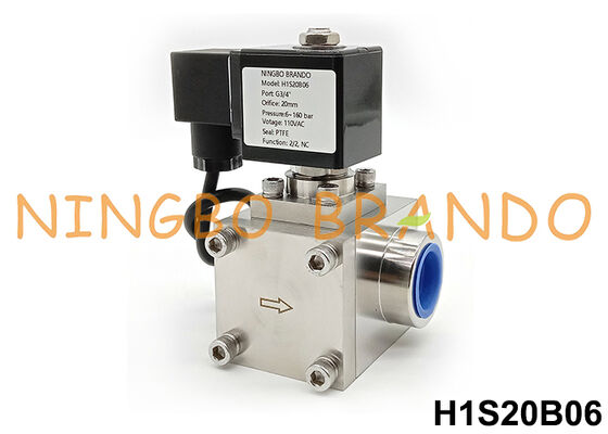 Katup Solenoid Tekanan Tinggi 3/4'' 120 bar 24VDC 160 bar 220VAC