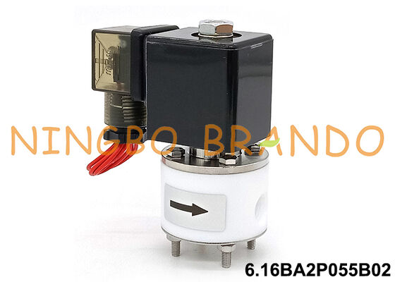 1/4 'PTFE Body Acid Alkali Anti Korosi Solenoid Valve 24V 220V