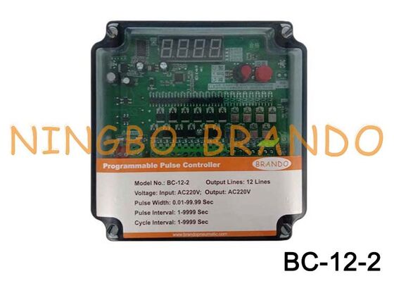 12 Jalur Pengumpul debu Pengontrol waktu berurutan 220VAC Input 220VAC Output