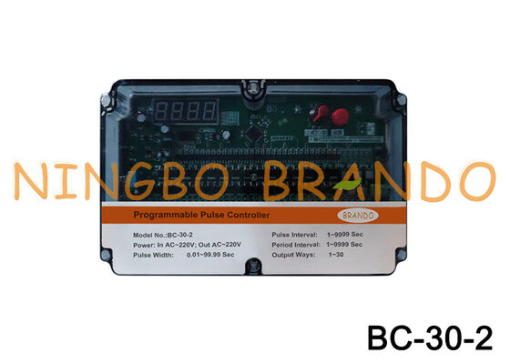 220VAC Dalam 220VAC Keluar 30 Lini Pulse Valve Timer Controller Untuk Pengumpul debu