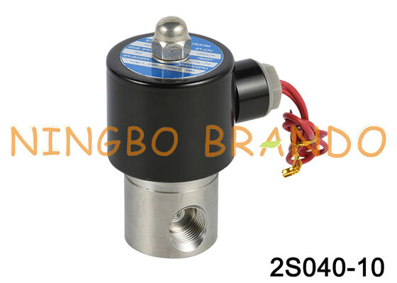 2S040-10 3/8 '" Stainless Steel Electric Solenoid Valve 24V 110V 220V