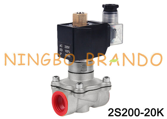 2-Way Biasanya Buka 3/4 'Stainless Steel Solenoid Valve 220V 24V