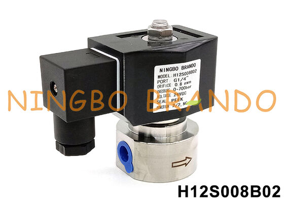 700 bar 10000 PSI Tekanan Tinggi Solenoid Valve1/4' 220V 110V 24V 12V