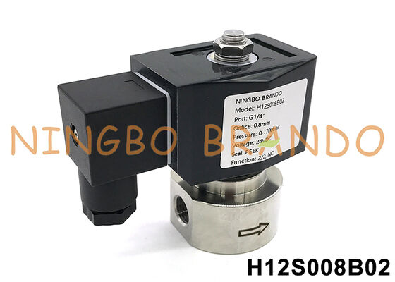 700 bar 10000 PSI Tekanan Tinggi Solenoid Valve1/4' 220V 110V 24V 12V