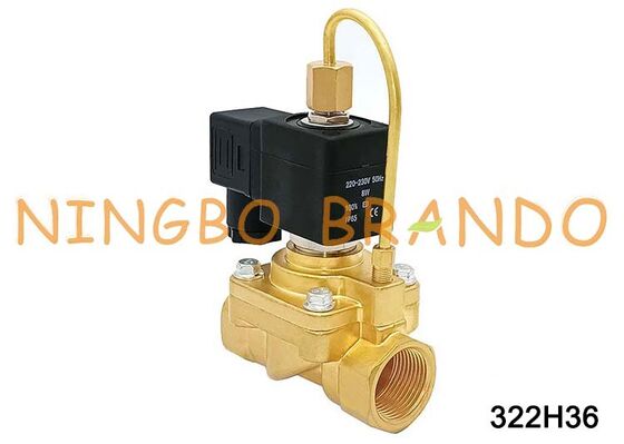 Parker Tipe G3/4'' 322H36 Katup Solenoid Tekanan Tinggi Tipe Parker Biasanya Terbuka 24V 220V