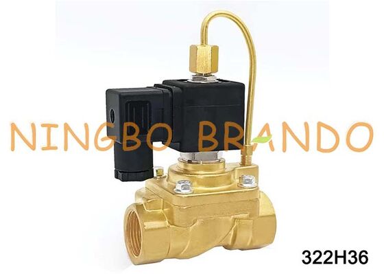 Parker Tipe G3/4'' 322H36 Katup Solenoid Tekanan Tinggi Tipe Parker Biasanya Terbuka 24V 220V