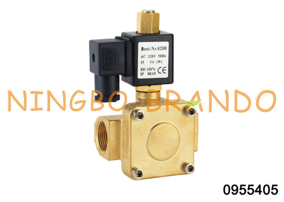 0955405 3/4'' 2 Way NO AC220V Sekrup Kompresor Udara Solenoid Valve