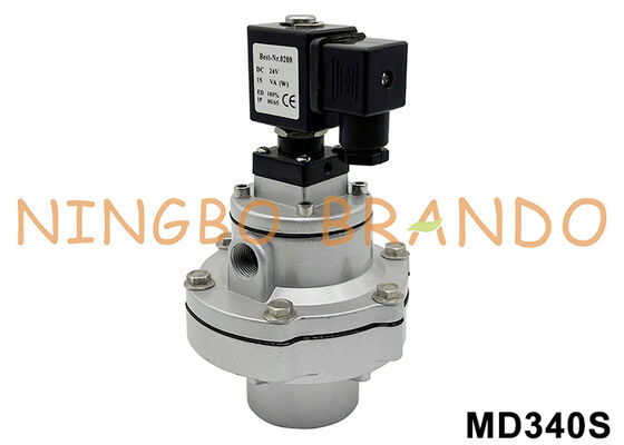 HUANENG MD340S Pencelupan penuh 1-1/2 '' Pulse Valve 24V 110V 220V