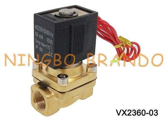 SMC Tipe VX2360-03 3/8 ''Katup Solenoid Kuningan AC220V AC110V DC24V