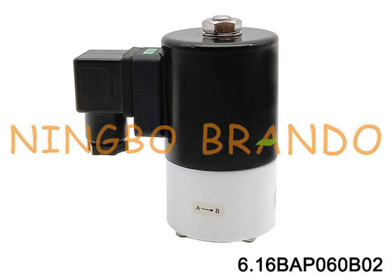 1/4'' PTFE Solenoid Valve For Anti-corrosive Isolation 24V 110V 220V