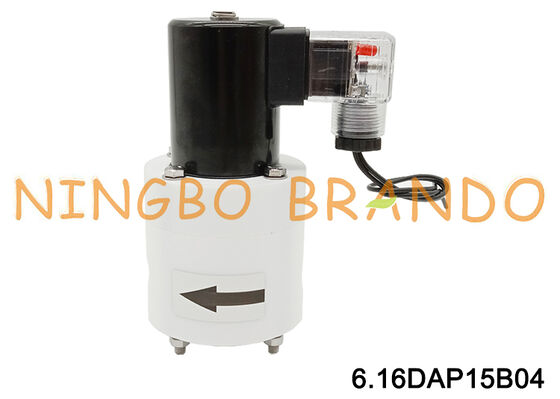 Katup Solenoid Anti Korosi PTFE 1/2'' untuk Bahan Kimia Asam Alkali