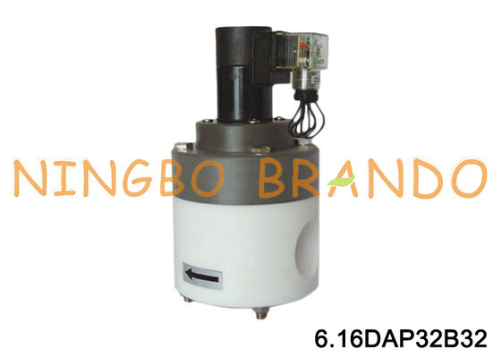 Katup Solenoid Anti Korosi PTFE 1-1/4'' untuk Bahan Kimia Asam Alkali