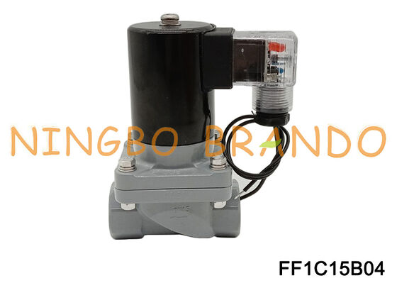1/2 ''CPVC Anti Korosi Katup Solenoid Biasanya Tertutup DN15