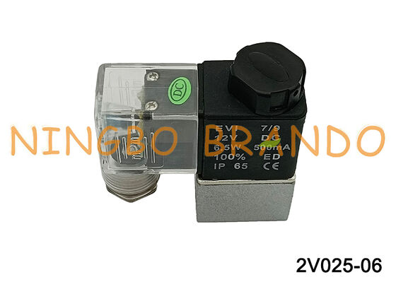 Airtac Tipe 2V025-06 Katup Solenoid 2 Arah 1/8'' 12VDC DC 12V