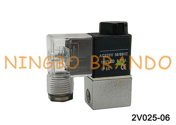 Katup Udara Katup Solenoid Pneumatik Tipe AIRTAC 2V025-06 AC220V 220VAC