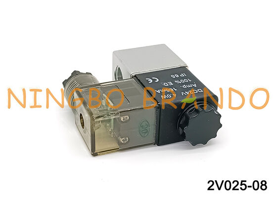 AIRTAC Tipe 2V025-08 Biasanya Tertutup 12V 24V 220V Katup Solenoid Udara Pneumatik