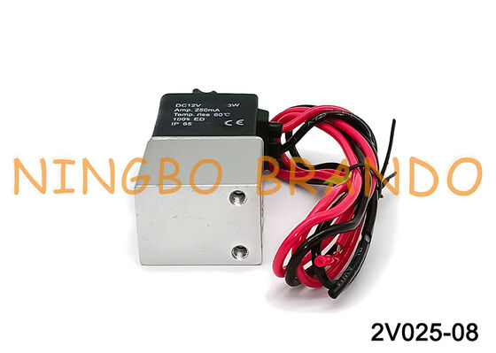 AIRTAC Tipe 2V025-08 Katup Solenoid 2 Arah 1/4'' Ujung Terbang