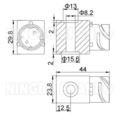 FEM-5KB 24VDC 5W Solenoid Coil untuk Ventil Poros Angkat Tua AE1141 KNORR-BREMSE