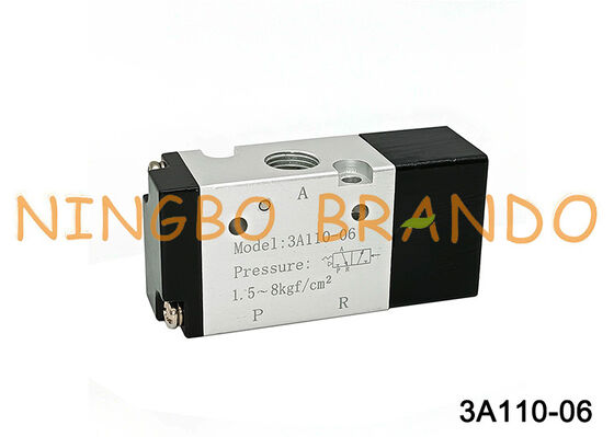 AIRTAC Tipe katup kontrol pneumatik 3A110-06 1/8'' 3 Way Air Pilot Valve