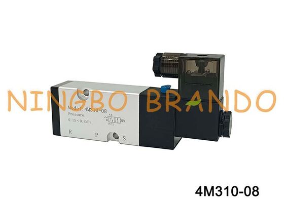 Katup Solenoid NAMUR Tipe 4M310-08 Airtac Seri 5/2 arah 4M