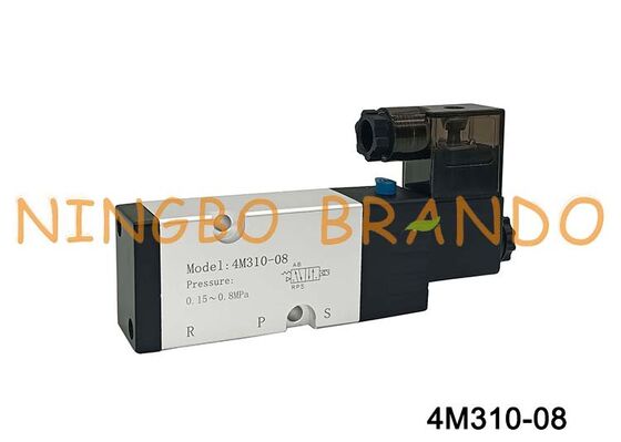 Katup Solenoid NAMUR Tipe 4M310-08 Airtac Seri 5/2 arah 4M