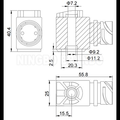 Kumparan Solenoid 24V DC Untuk Katup Solenoid Rem Udara Truk A5410560304