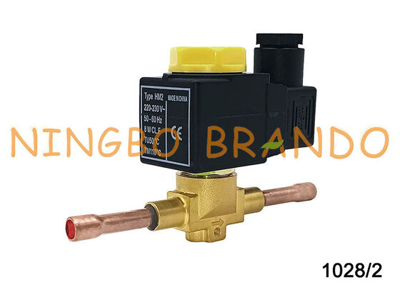 Katup Solenoid Pendingin Tipe Castel 1028/2 untuk ODS Freezer AC