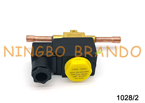 Katup Solenoid Pendingin Tipe Castel 1028/2 untuk ODS Freezer AC