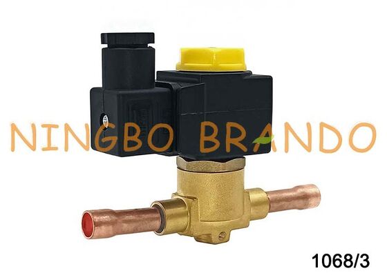 Klep Solenoid Tipe Castel 3/8' Solder 1068/3A7 Klep Solenoid Freezer AC