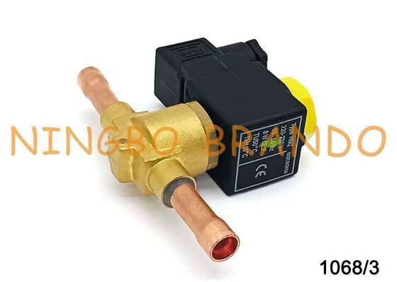 Klep Solenoid Tipe Castel 3/8' Solder 1068/3A7 Klep Solenoid Freezer AC