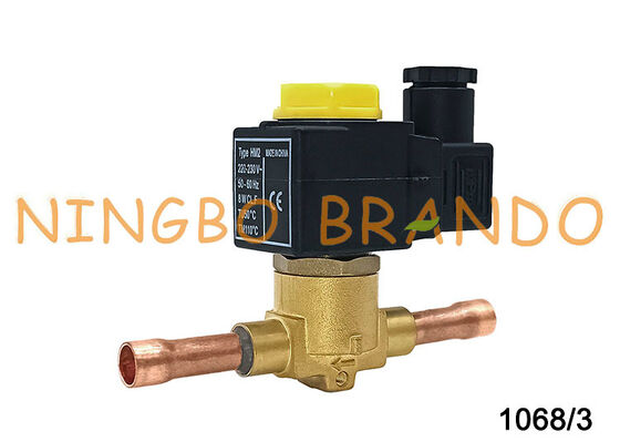 Klep Solenoid Tipe Castel 3/8' Solder 1068/3A7 Klep Solenoid Freezer AC