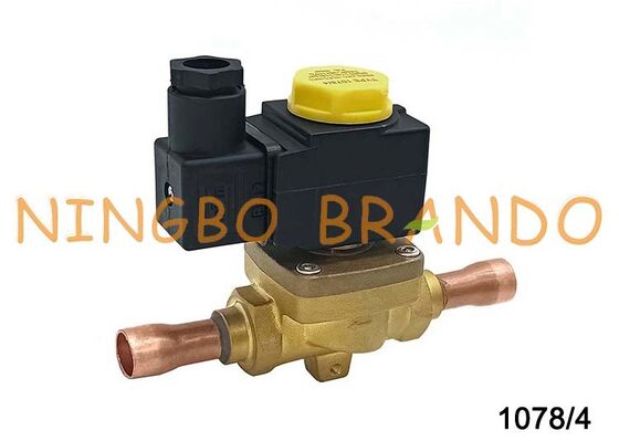 Katup Solenoid Tipe Castel 1/2 ''Solder 1078/4 1078/4A6 1078/4A7 24V 110V 220V