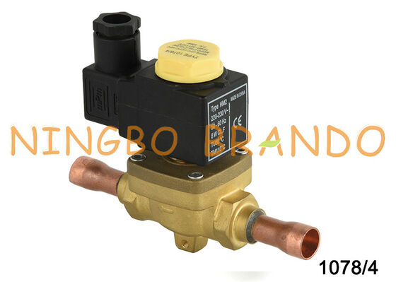 Katup Solenoid Tipe Castel 1/2 ''Solder 1078/4 1078/4A6 1078/4A7 24V 110V 220V