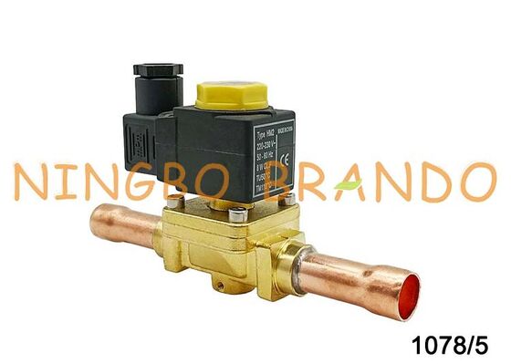Katup Solenoid Freezer Pendingin Udara Tipe Castel 1078/5 Biasanya Tertutup
