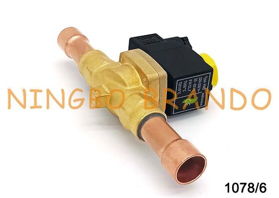 Katup Solenoid Pendingin Tipe Castel 1078/6A6 3/4 ''Inci 24V 110V 220V