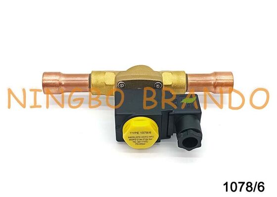 Katup Solenoid Pendingin Tipe Castel 1078/6A6 3/4 ''Inci 24V 110V 220V