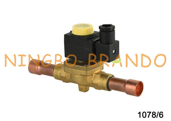Katup Solenoid Pendingin Tipe Castel 1078/6A6 3/4 ''Inci 24V 110V 220V