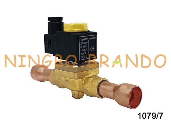 Katup Solenoid Pendingin Tipe Castel 1079/7 Solder 7/8'' Inci