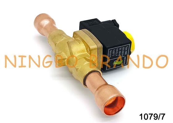 Katup Solenoid Pendingin Tipe Castel 1079/7 Solder 7/8'' Inci