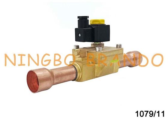 Castel Type 1079/11 1-3/8 '' Katup Solenoid Freezer AC Biasanya Tertutup