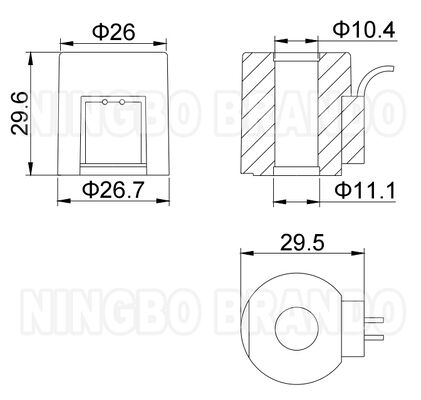 Solenoid Coil Untuk VU2 VU4 Air Suspension Valve Block Manifold 12VDC