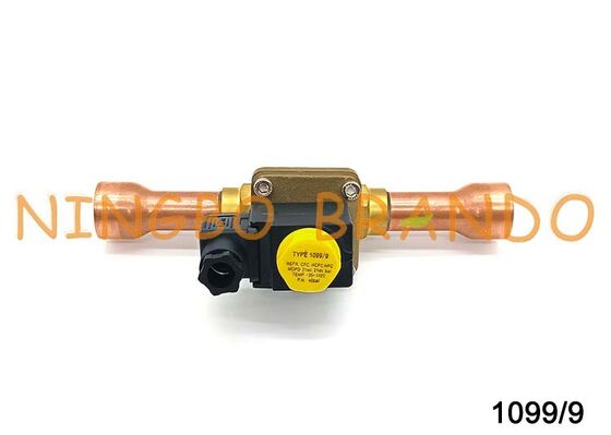 Katup Solenoid Tipe Castel 1099/9 dengan Coil HM2 230V 1099/9A6 solder 1-1/8''