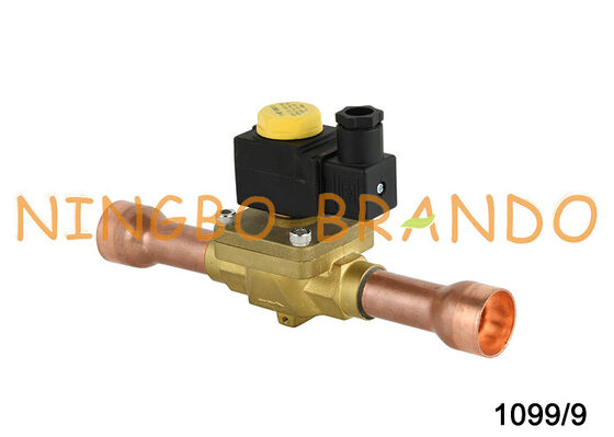 Katup Solenoid Tipe Castel 1099/9 dengan Coil HM2 230V 1099/9A6 solder 1-1/8''